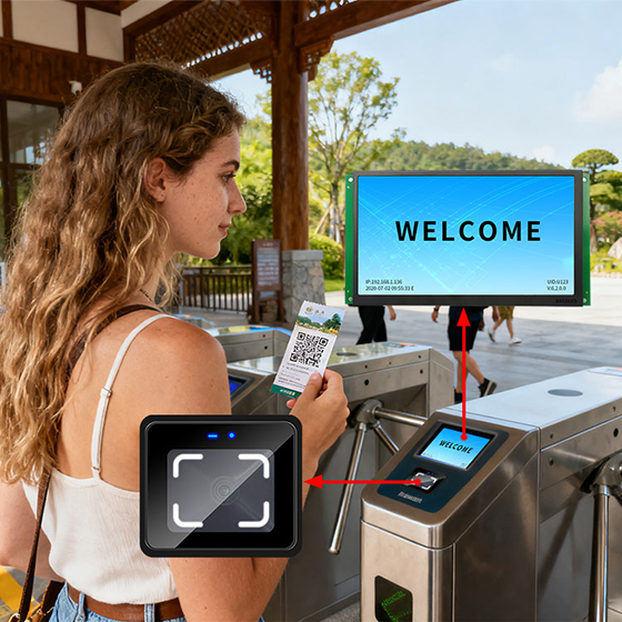 QR code access control suitable for Tourist Attraction Solution