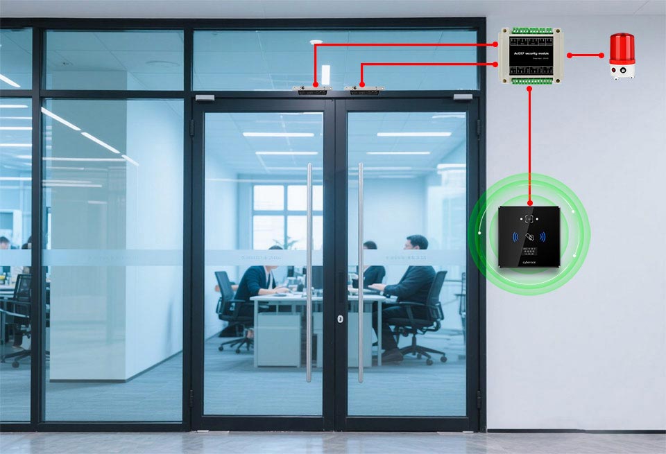 AC037 Can be connected to lights and alarms to achieve fire linkage control