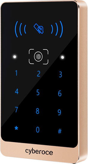 C3 QR code access reader with password keyboard