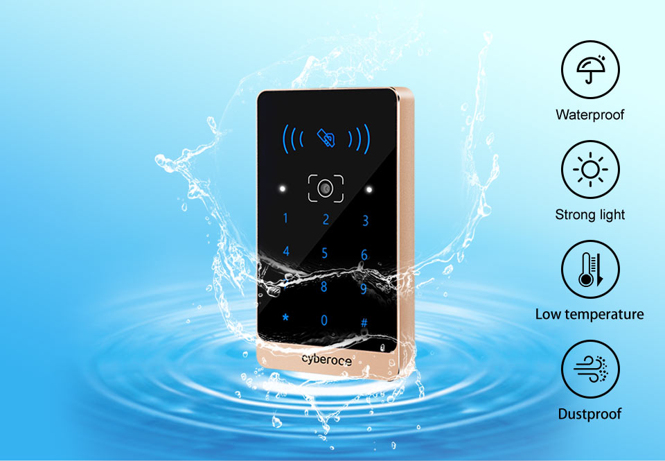 C3 Metal case QR code access reader with IPX7 waterproof,suitable for installation of outdoor.