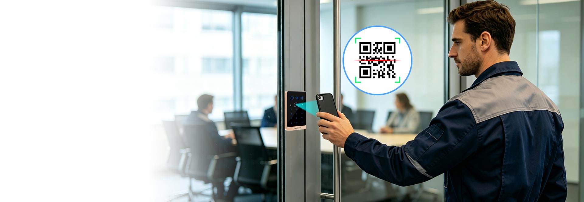 C3/C3NK Metal case QR code access reader with full scan code configuration,No need to disassemble the reading head.
