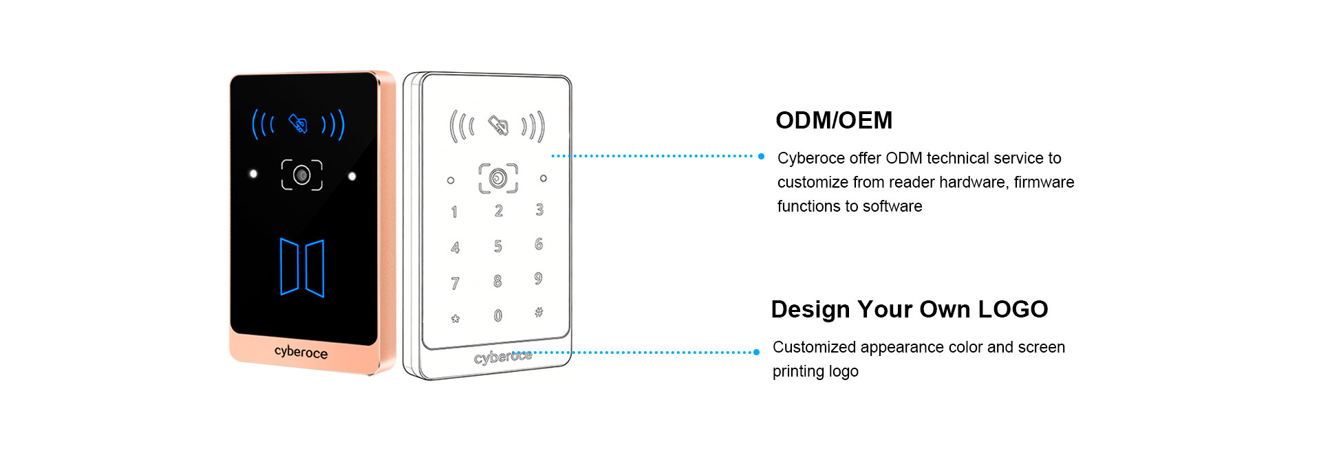 C3/C3NK QR code access reader can provide ODM/OEM services.