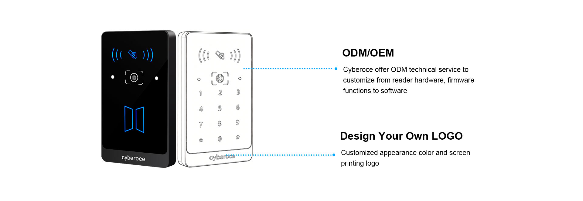 C5/C5NK QR code access reader can provide ODM/OEM services.