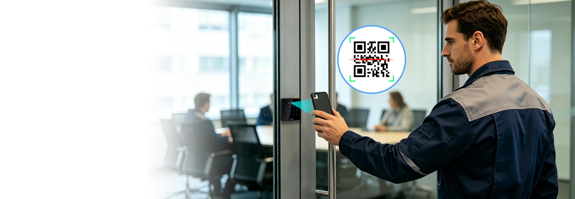 C6/C6NK QR code access reader with full scan code configuration,No need to disassemble the reading head.