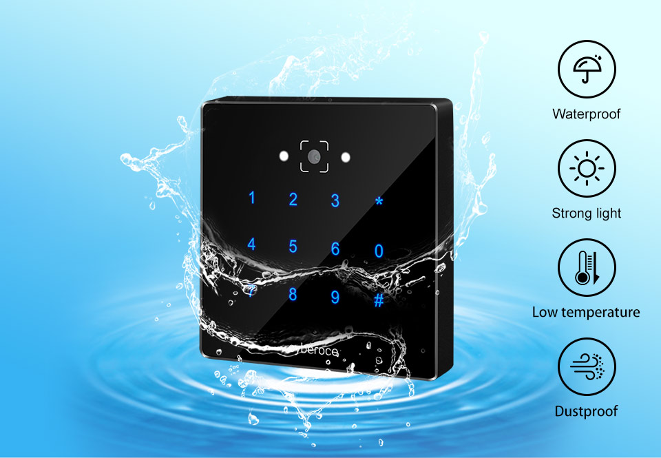 C6 QR code access reader with IPX7 waterproof,suitable for installation of outdoor.